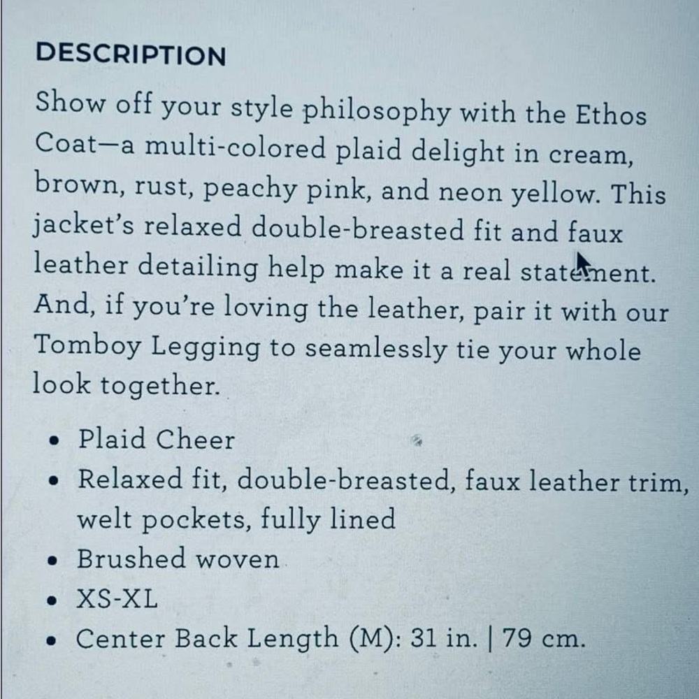 CAbi Ethos Coat 4781 - Picture 9 of 10